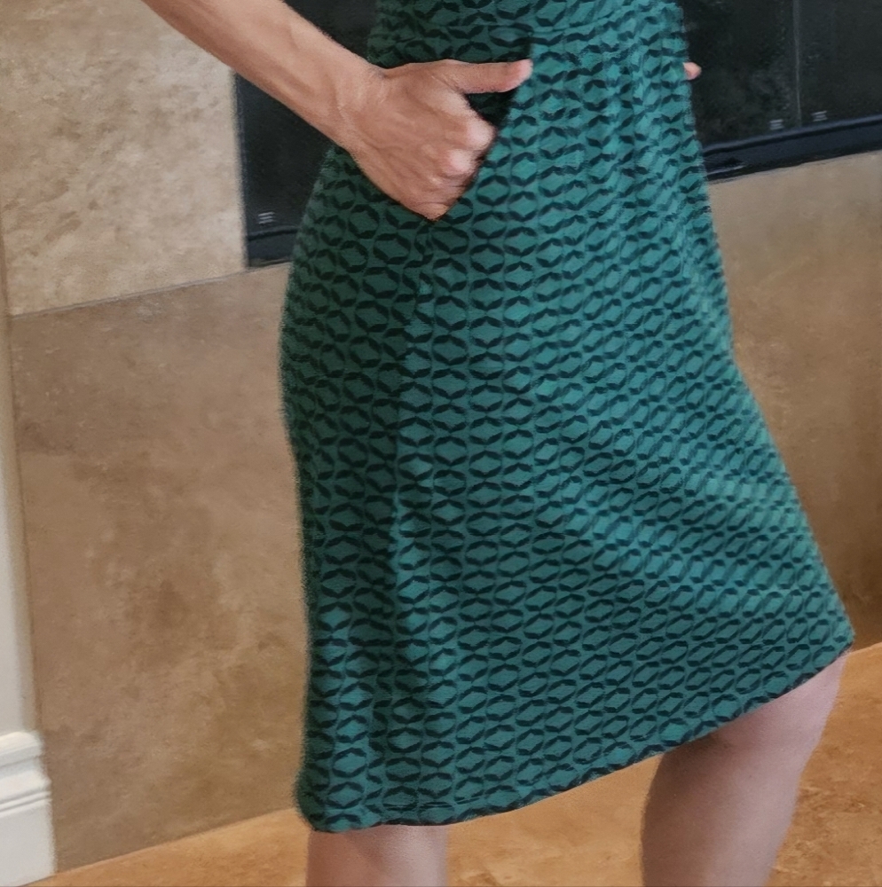Boden Phoebe Cotton Ribbon Print Dress - Picture 3 of 8